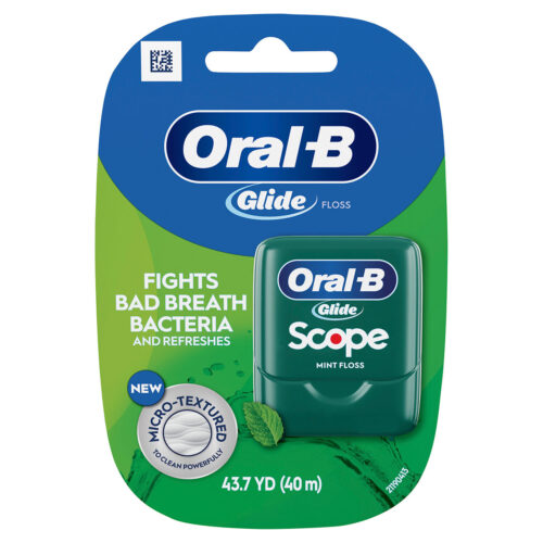 Oral-B Glide w Scope Flavor, Mint Dental Floss
