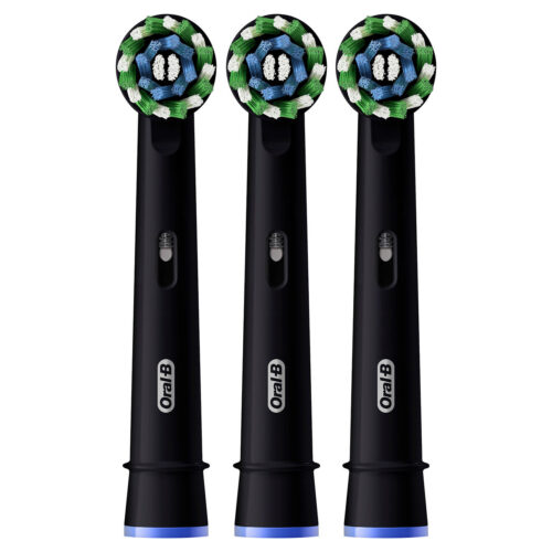 Alternative view of Oral-B CrossAction X-Filaments Replacement Brush Heads Refill, Black 3 Count
