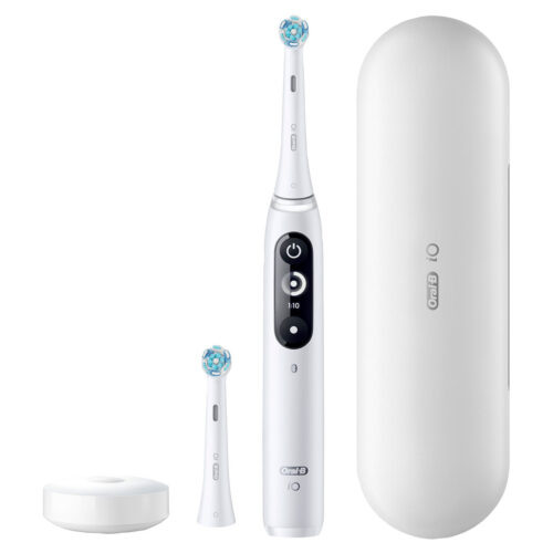 Alternative view of Oral-B iO Series 7 Electric Toothbrush, White Alabaster