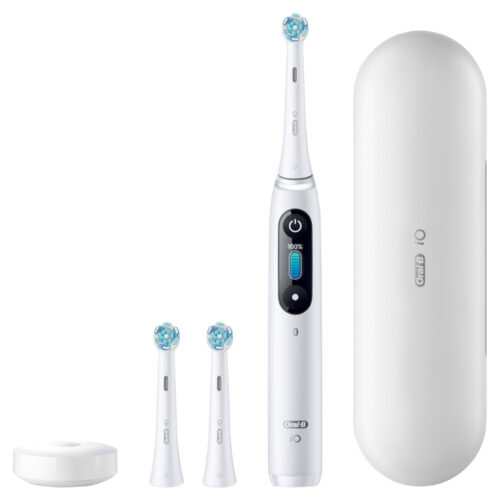 Alternative view of iO Series 8 Electric Toothbrush, White Alabaster