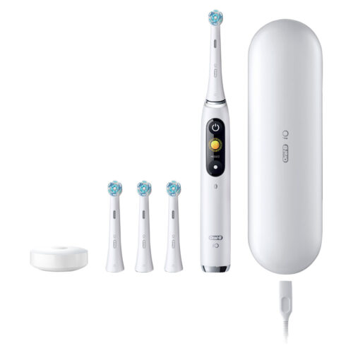 Alternative view of Oral-B iO9 Twin Pack, White Alabaster + White Alabaster