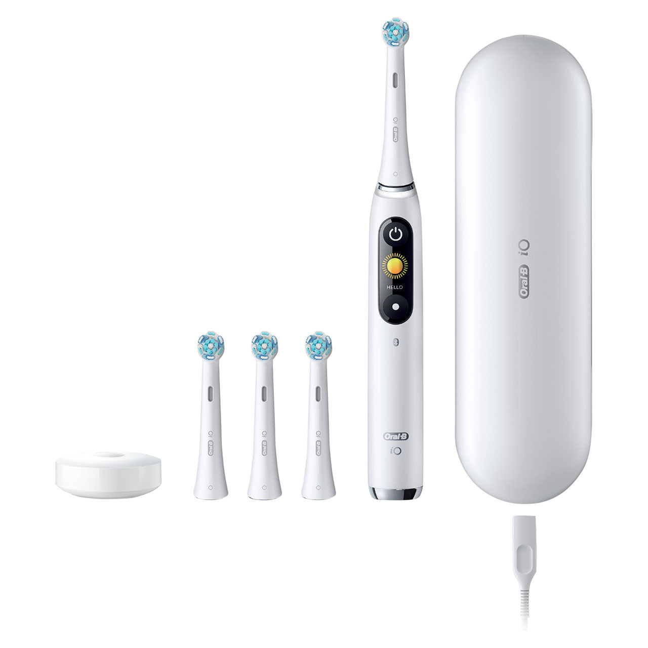 Oral-B iO9 Twin Pack, White Alabaster + Aqua Marine - Image 2