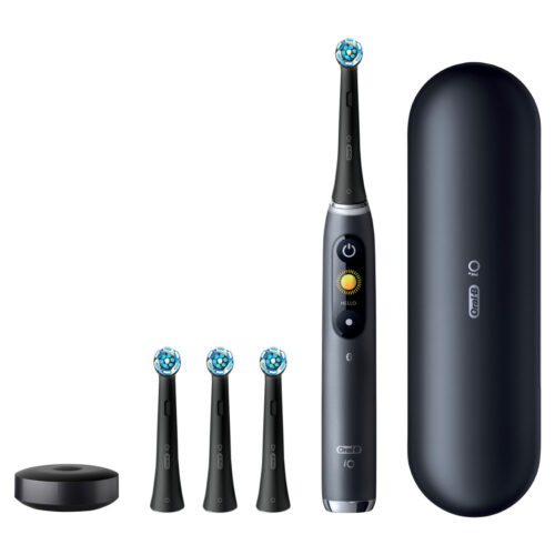 Alternative view of Oral-B iO9 Twin Pack, Black Onyx + White Alabaster