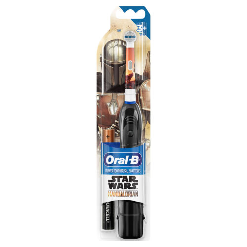 Kid's Battery Toothbrush featuring Star Wars The Mandalorian, for Kids 3+