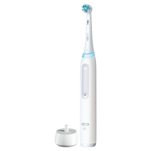 Alternative view of Oral-B iO Series 3 Clean & Protect Rechargeable Electric Toothbrush, Matte White