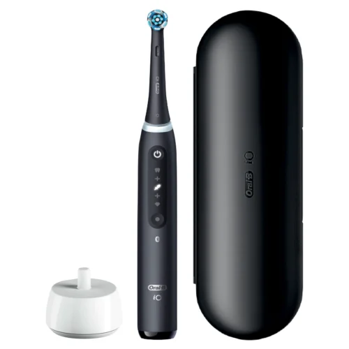 Alternative view of Oral-B iO Series 5 Customizable Clean Rechargeable Electric Toothbrush, Matte Black