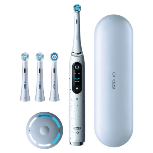 Alternative view of iO Series 10 Rechargeable Electric Toothbrush, Stardust White