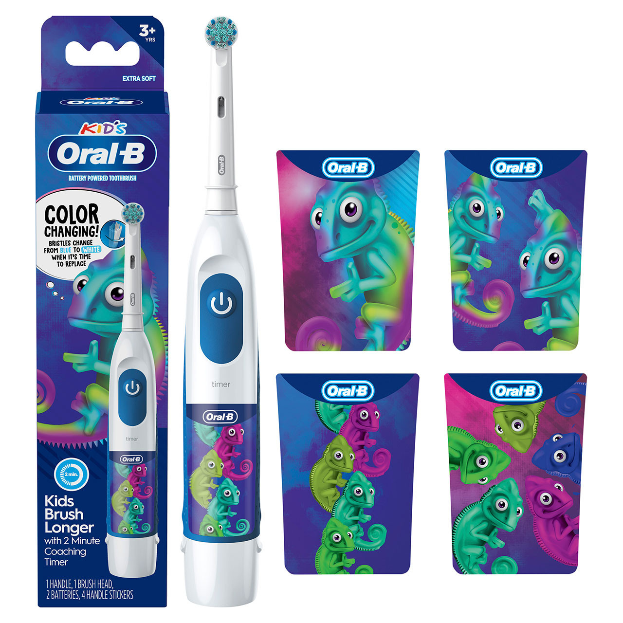 Oral-B + Crest Color Changing Battery Toothbrush Bundle for Kids - Image 9