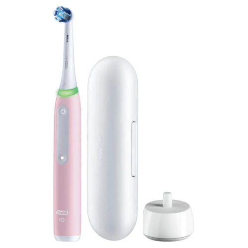 Alternative view of Oral-B iO Series 3 Clean & Protect Rechargeable Electric Toothbrush, Azalea Pink