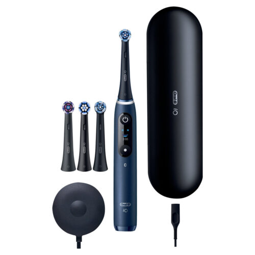 Alternative view of Oral-B iO Series 9 Genius Rechargeable Electric Toothbrush, Sapphire Blue