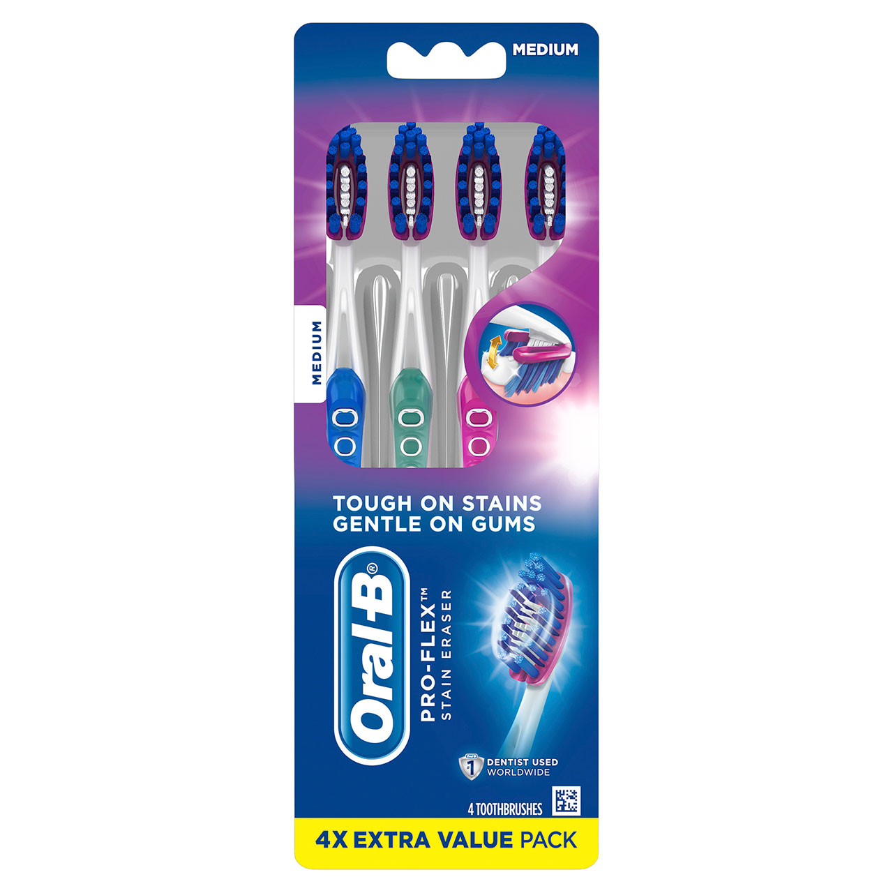 Oral-B 3D White Pro-Flex Stain Eraser Toothbrushes - Image 7