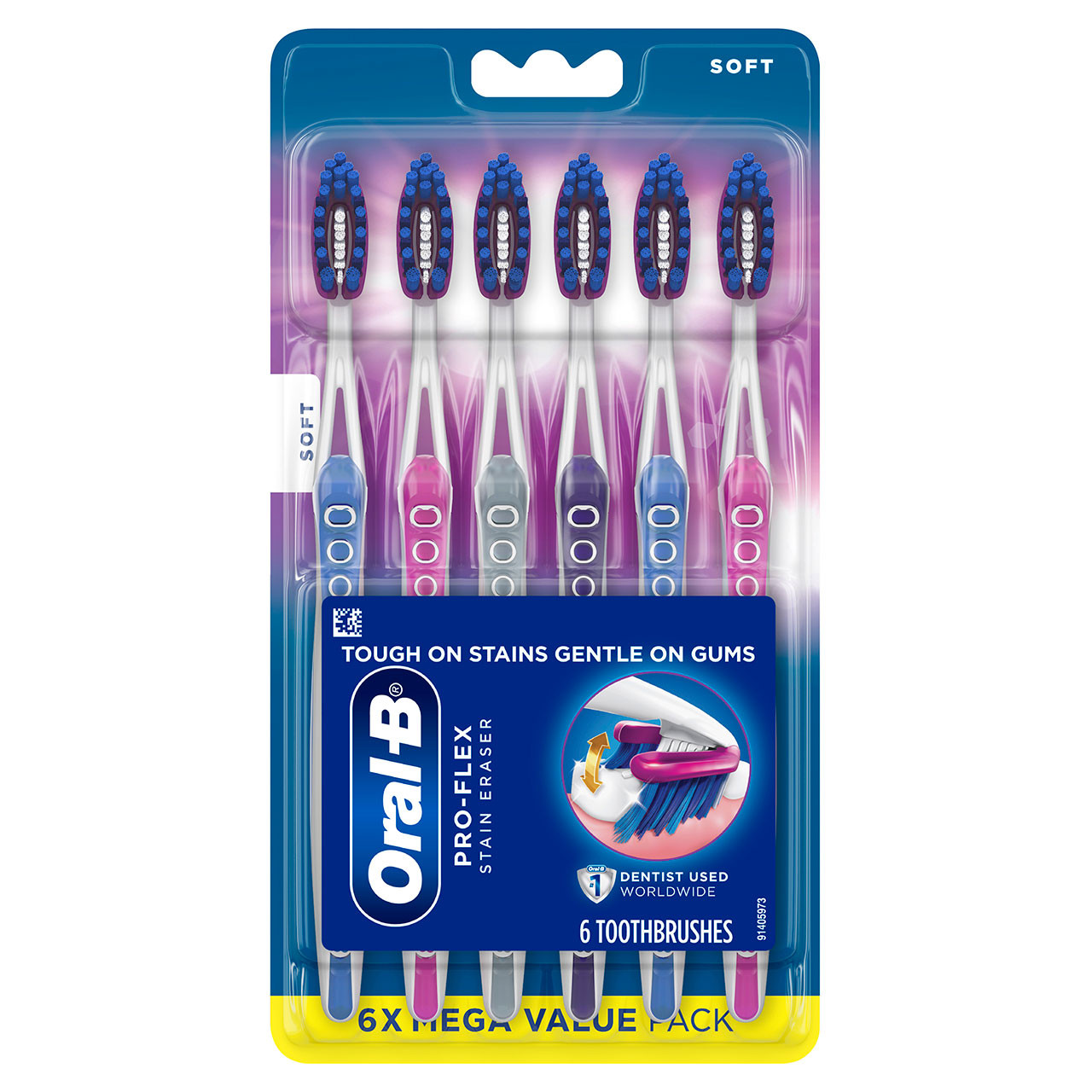 Oral-B 3D White Pro-Flex Stain Eraser Toothbrushes - Image 4