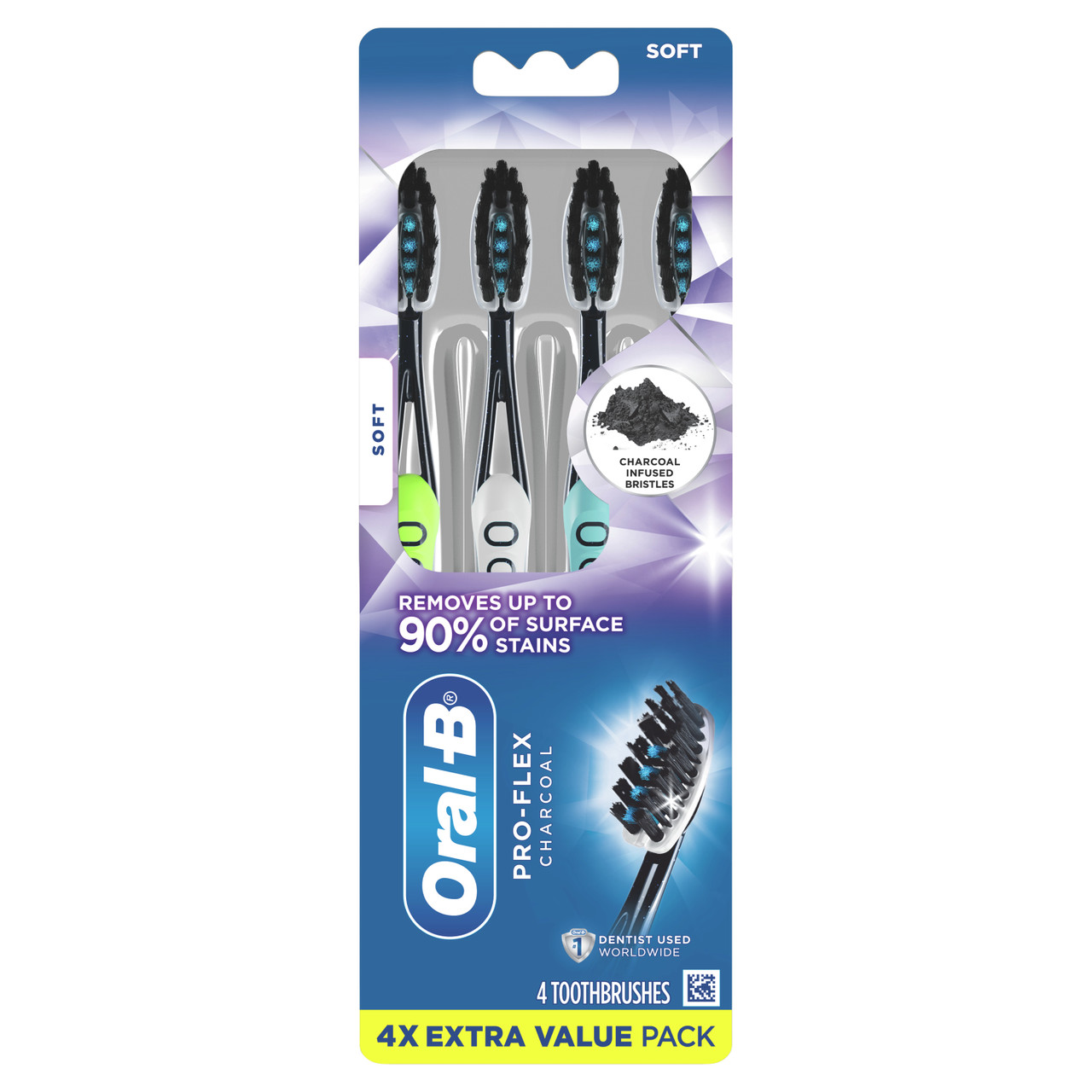 Oral-B Pro-Flex Charcoal Manual Toothbrush - Image 3