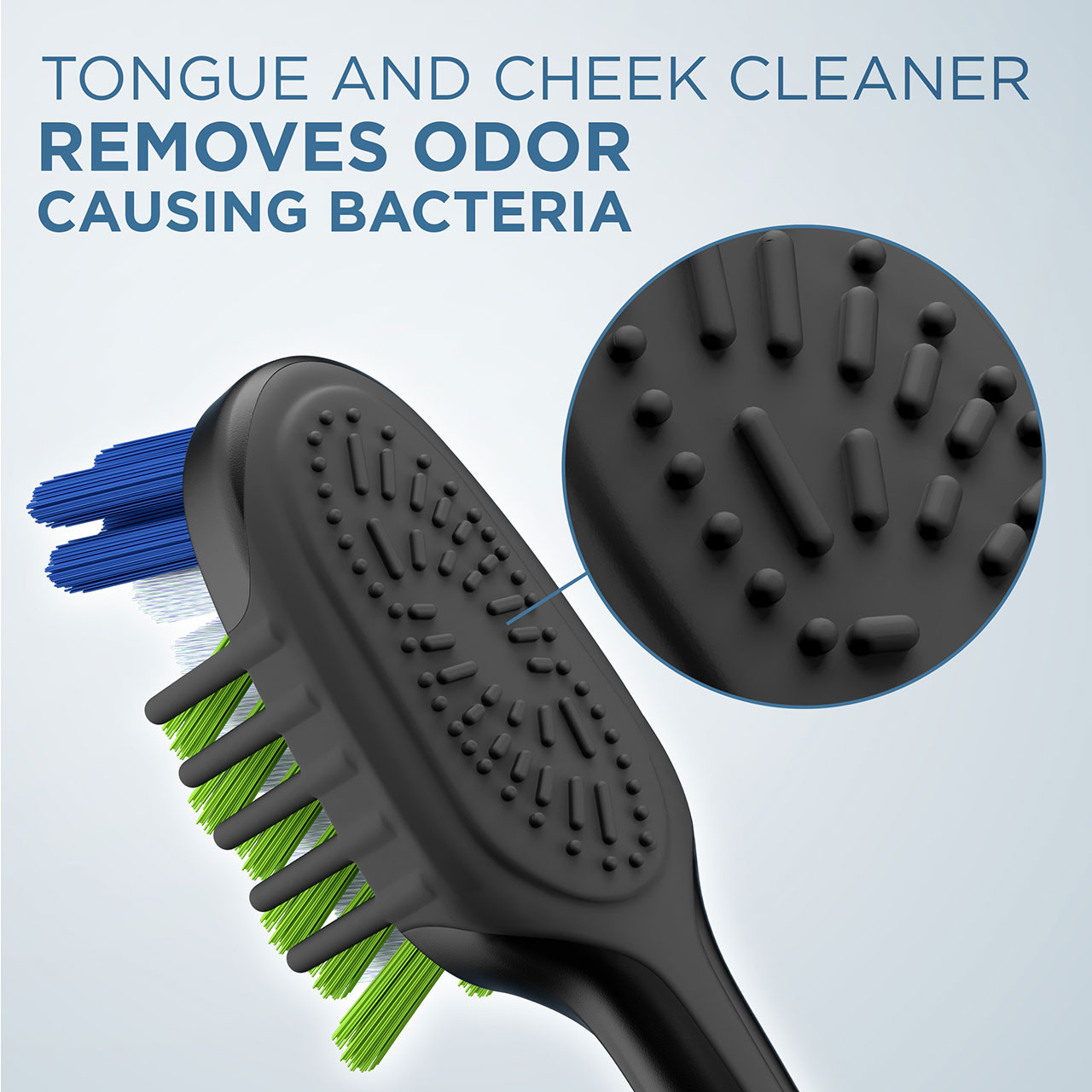 Clic Toothbrush Whitening Replacement Brush Heads, Black, 2 Count - Image 7