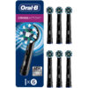 Oral-B CrossAction Replacement Brush Heads, Black 6-Count