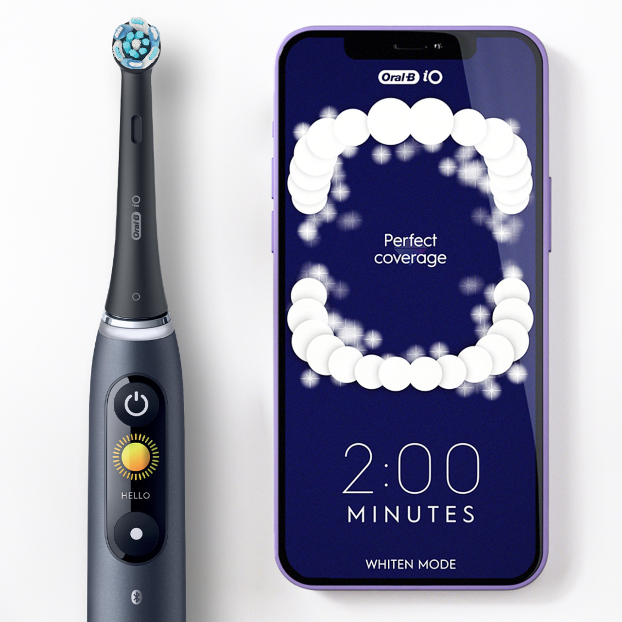 Oral-B iO9 Twin Pack, White Alabaster + White Alabaster - Image 13