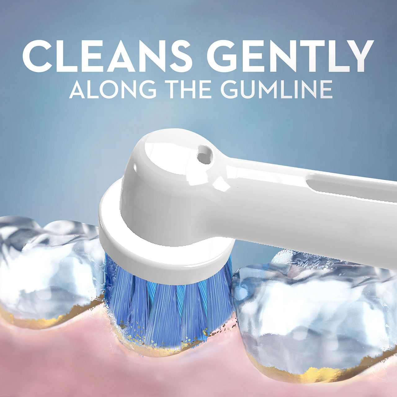 Oral-B Sensitive Gum Care Replacement Brush Heads, 2-Count - Image 3