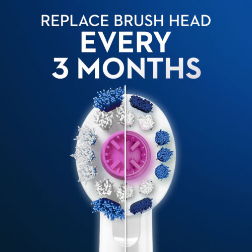 Oral-B 3D White X-Filament Replacement Brush Heads, 3 CT - Image 5
