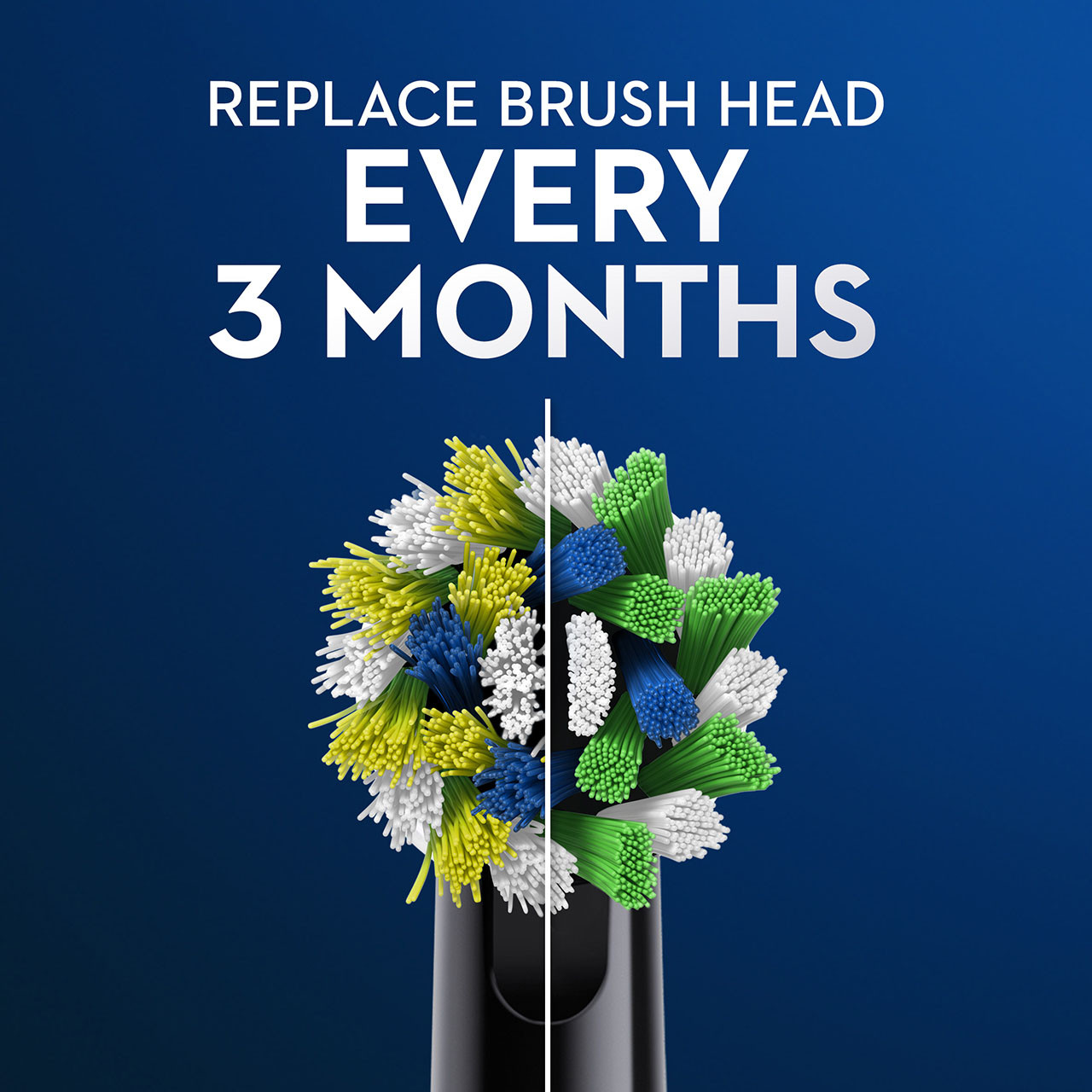 Oral-B CrossAction X-Filaments Replacement Brush Heads Refill, Black 3 Count - Image 4