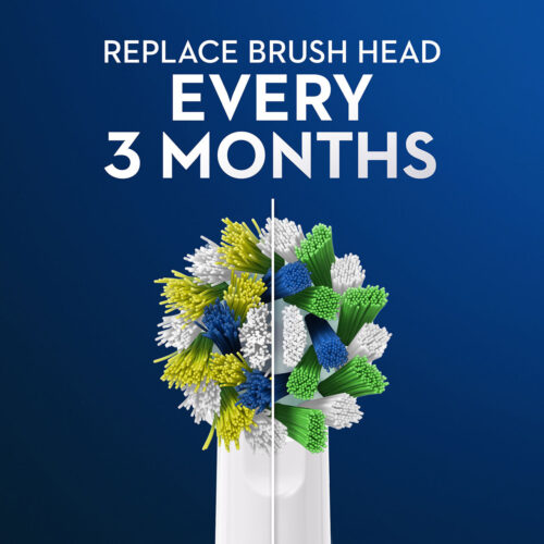 Oral-B CrossAction X-Filament Replacement Brush Heads, 3 Count - Image 5