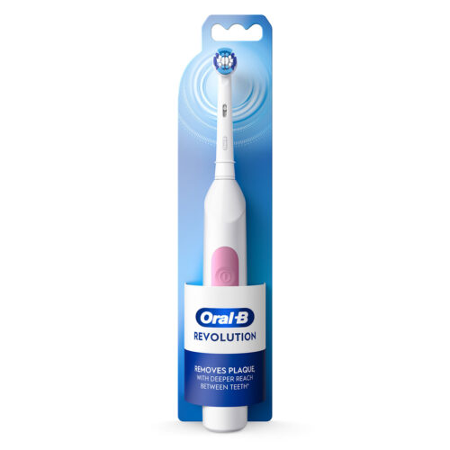 Oral-B Revolution Battery Toothbrush, White