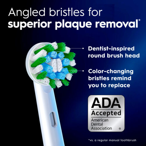 Oral-B CrossAction X-Filament Replacement Brush Heads, 10 Count - Image 7