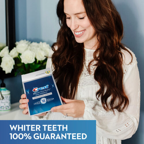 Crest 3DWhitestrips Professional Effects At-home Teeth Whitening Kit, 20 Treatments - Image 4