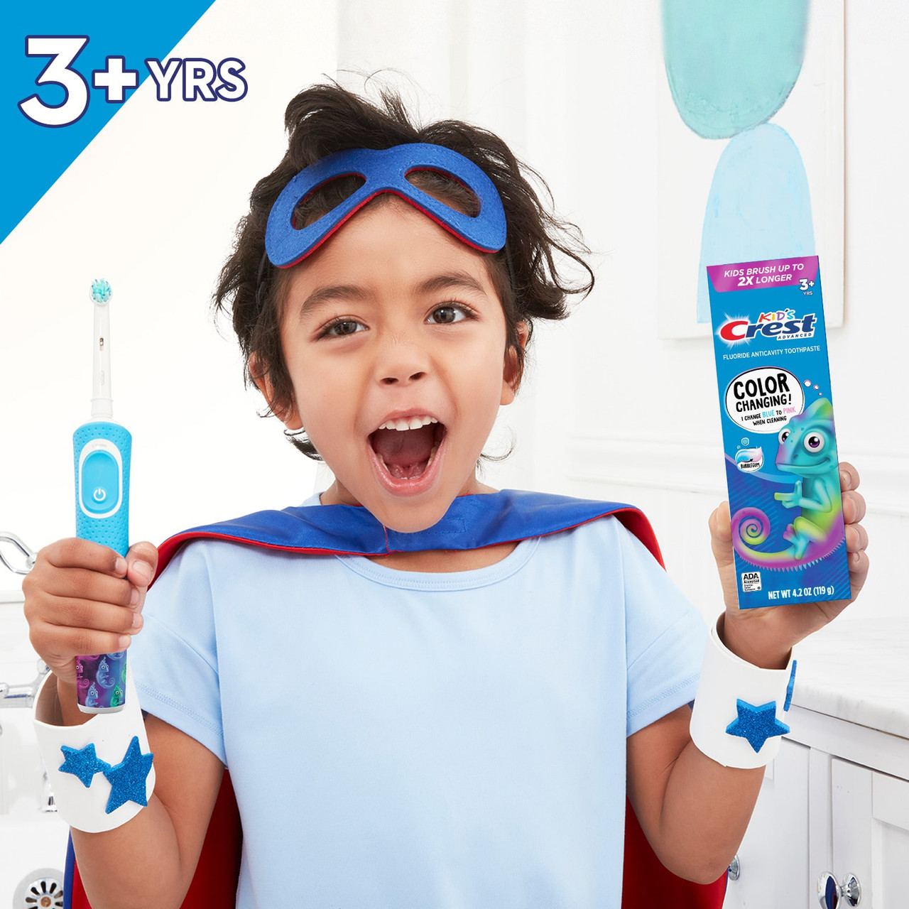 Crest Kids Advanced Color Changing Fluoride Toothpaste Bundle - Image 7