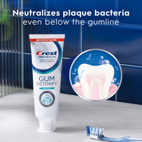 Crest Pro-Health Gum Detoxify Toothpaste, Deep Clean, 4.8 oz - Image 5