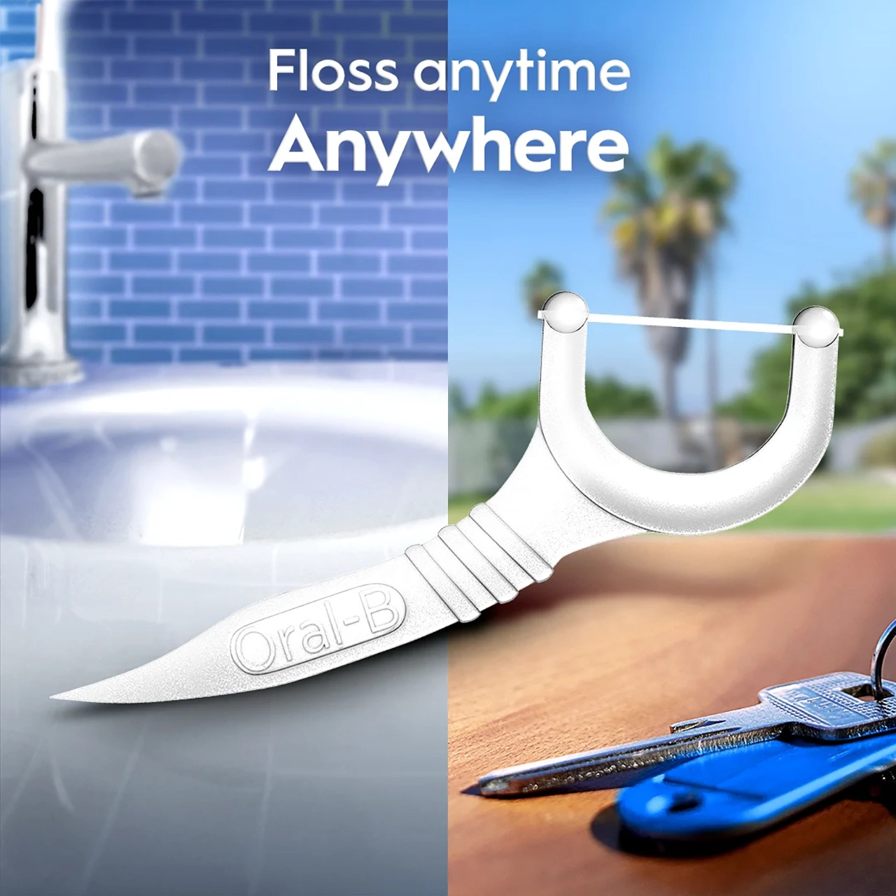 Oral-B Glide Bacteria Guard Dental Floss Picks, 75 Picks - Image 4