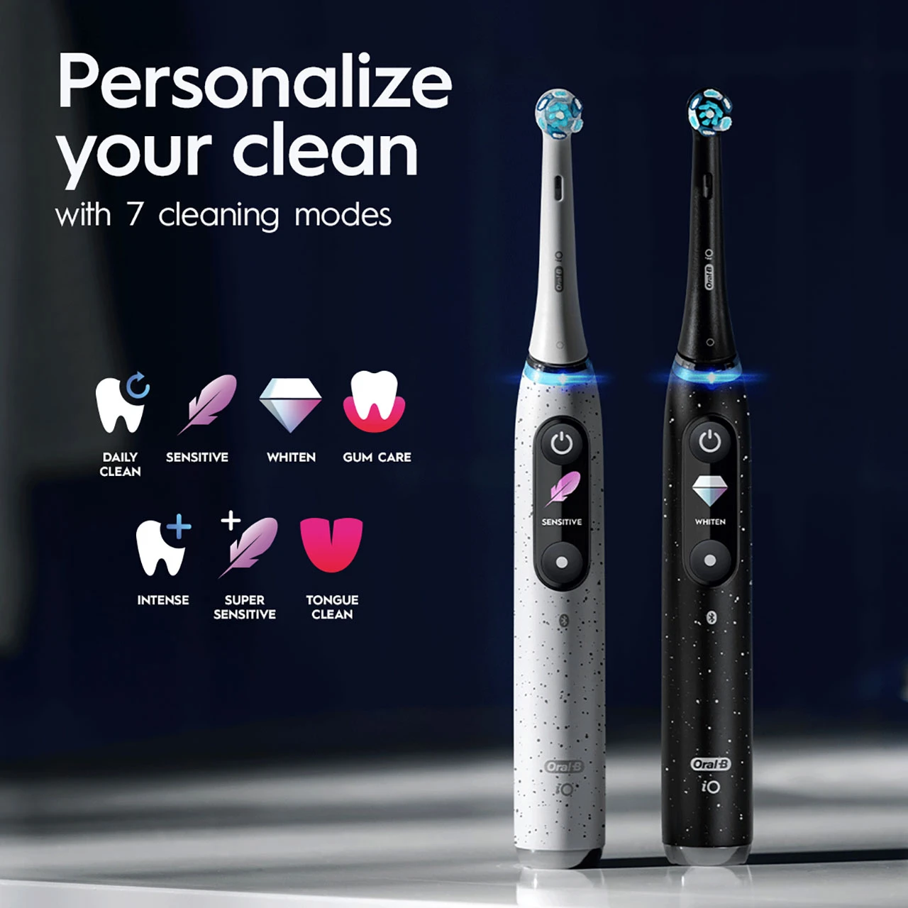 iO Series 10 Rechargeable Electric Toothbrush, Stardust White - Image 5