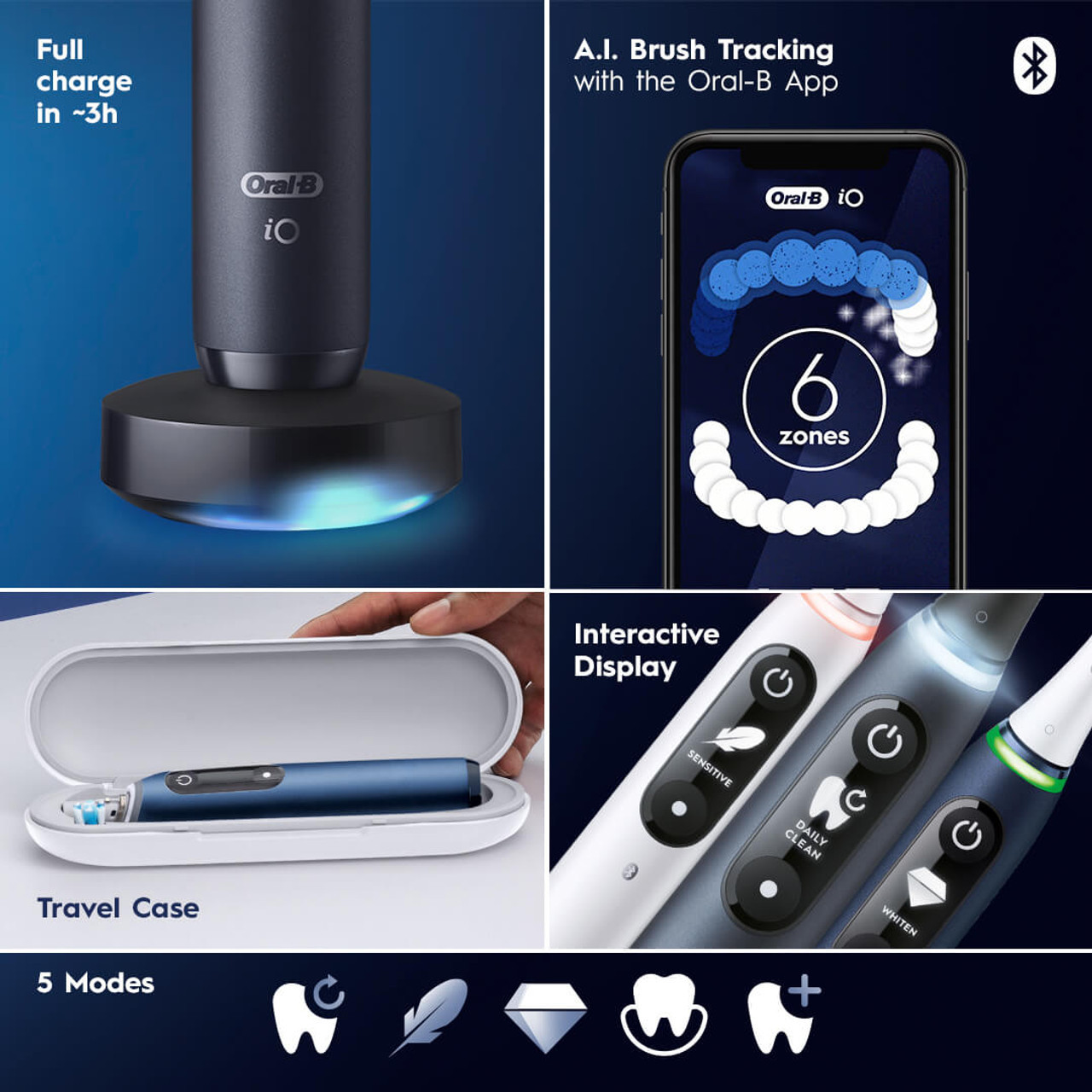 Oral-B iO Series 7 Twin Pack, Black Onyx - Image 8