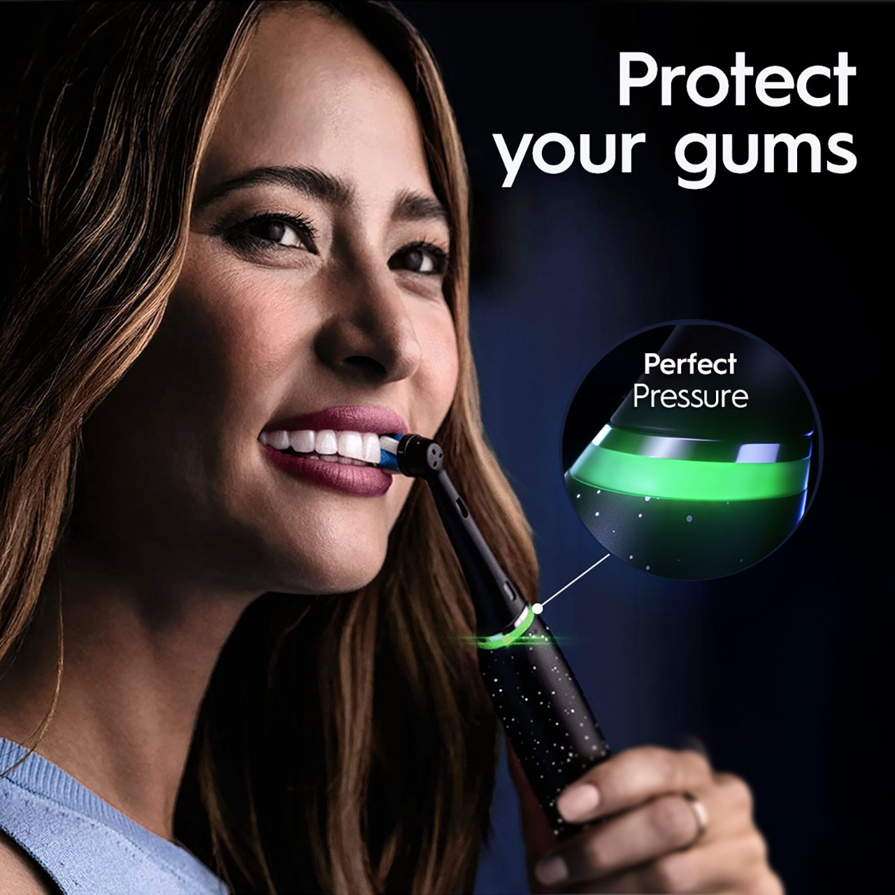 iO Series 10 Rechargeable Electric Toothbrush, Stardust White - Image 8