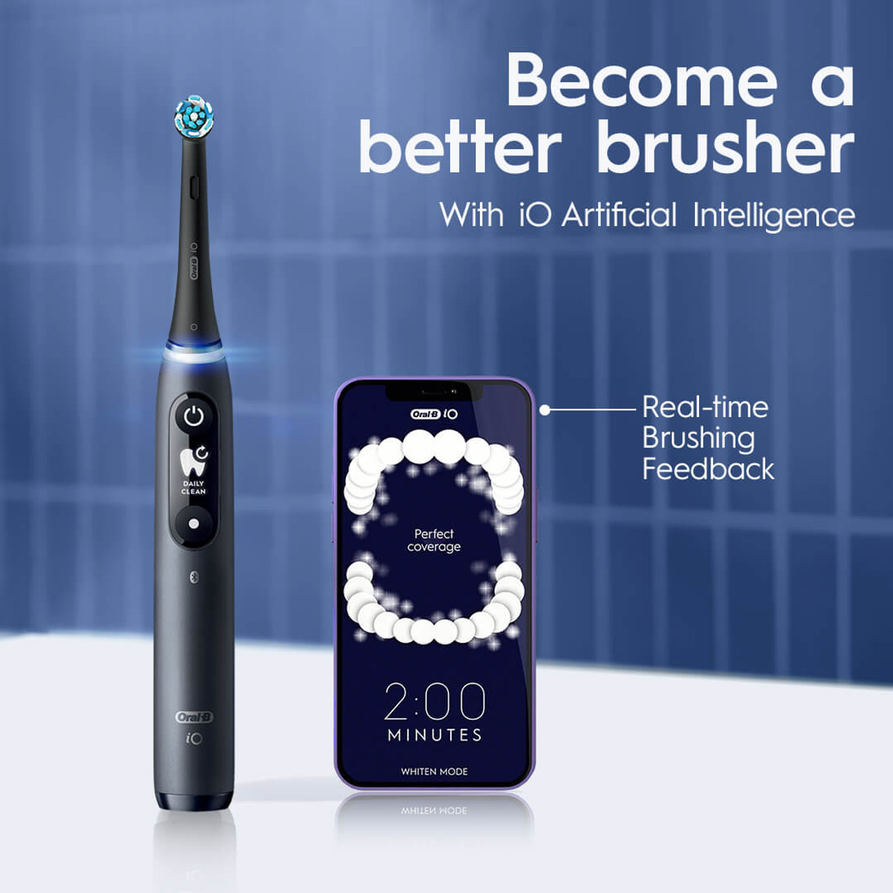 iO Series 7 Electric Toothbrush, Black Onyx - Image 9