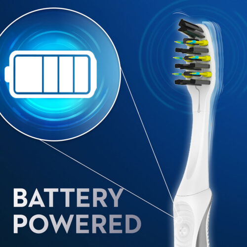 Oral-B Pulsar Battery Toothbrush with Charcoal Infused Bristles - Image 4