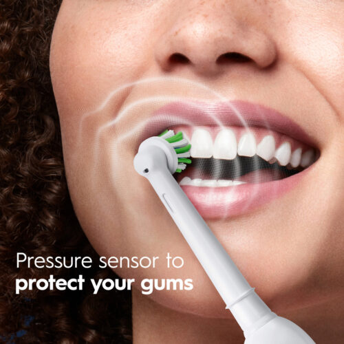 Pro 1000 Rechargeable Electric Toothbrush, White - Image 4