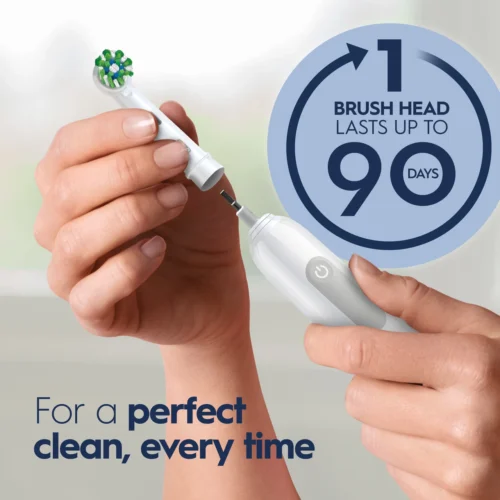Pro 1000 Rechargeable Electric Toothbrush, White - Image 6