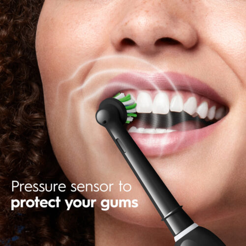 Pro 1000 Rechargeable Electric Toothbrush, Black - Image 3