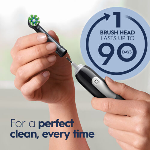 Pro 1000 Rechargeable Electric Toothbrush, Black - Image 5