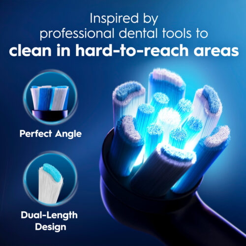 Oral-B iO Series 3 Clean & Protect Rechargeable Electric Toothbrush, Matte Black - Image 8