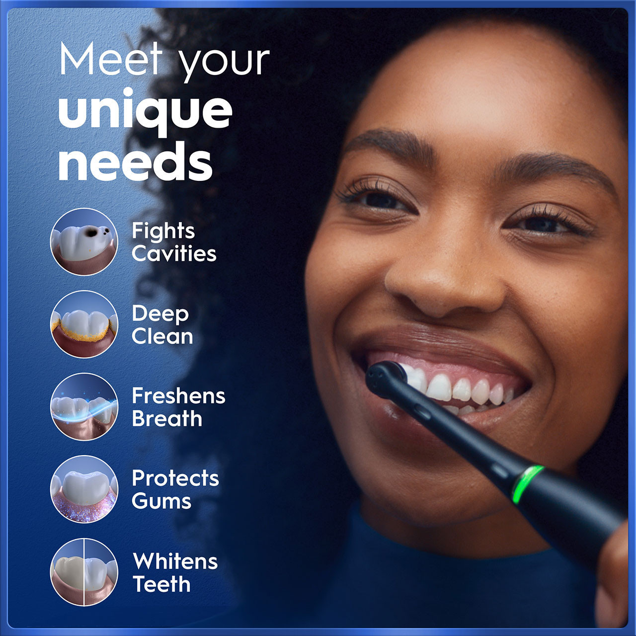 Oral-B iO Series 5 Customizable Clean Rechargeable Electric Toothbrush, Matte White - Image 6