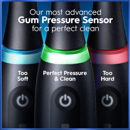 Oral-B iO Series 5 Customizable Clean Rechargeable Electric Toothbrush, Matte Black - Image 8
