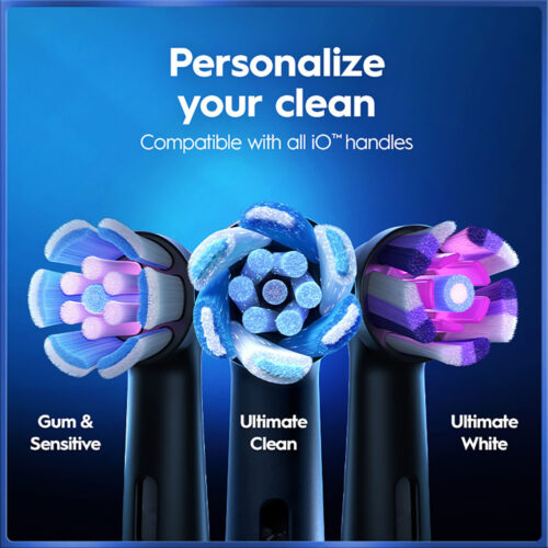 Oral-B iO Series 5 Customizable Clean Rechargeable Electric Toothbrush, Matte Black - Image 11