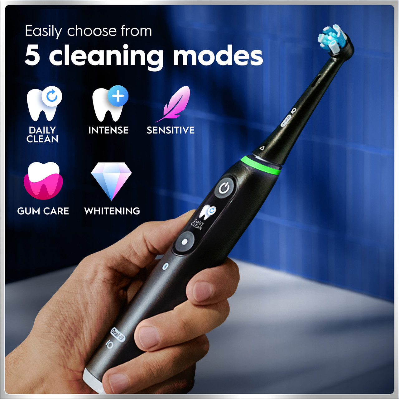 Oral-B iO Series 6 Electric Toothbrush, Grey Opal - Image 9