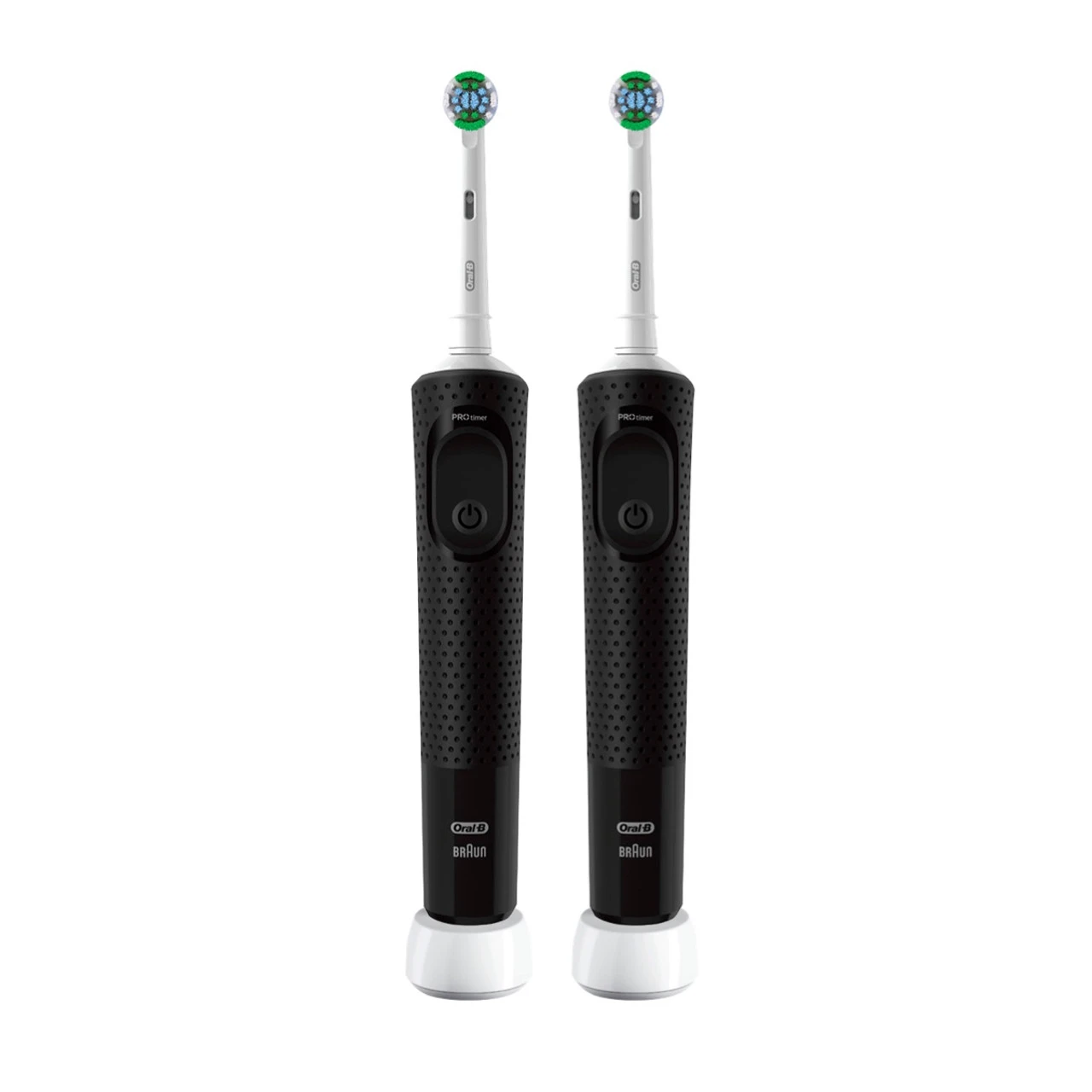 Pro 500 Rechargeable Electric Toothbrush Twin Pack, Black - Image 8