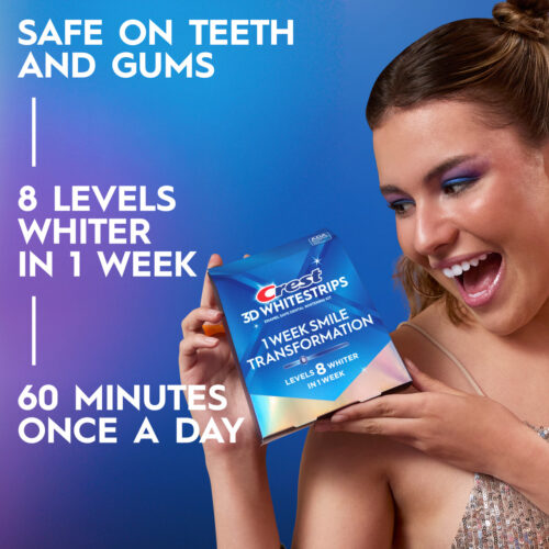 Alternative view of Crest 3DWhitestrips 1 Week Smile Transformation