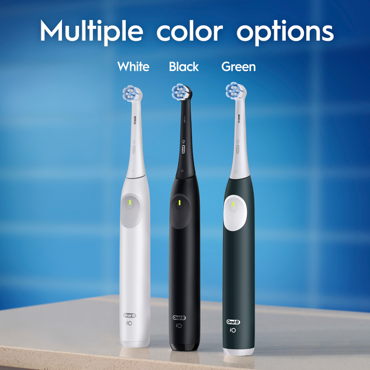 iO Series 2 Rechargeable Electric Toothbrush Starter Kit, Forest Green - Image 8