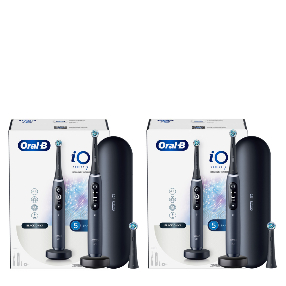 Oral-B iO Series 7 Twin Pack, Black Onyx - Image 2