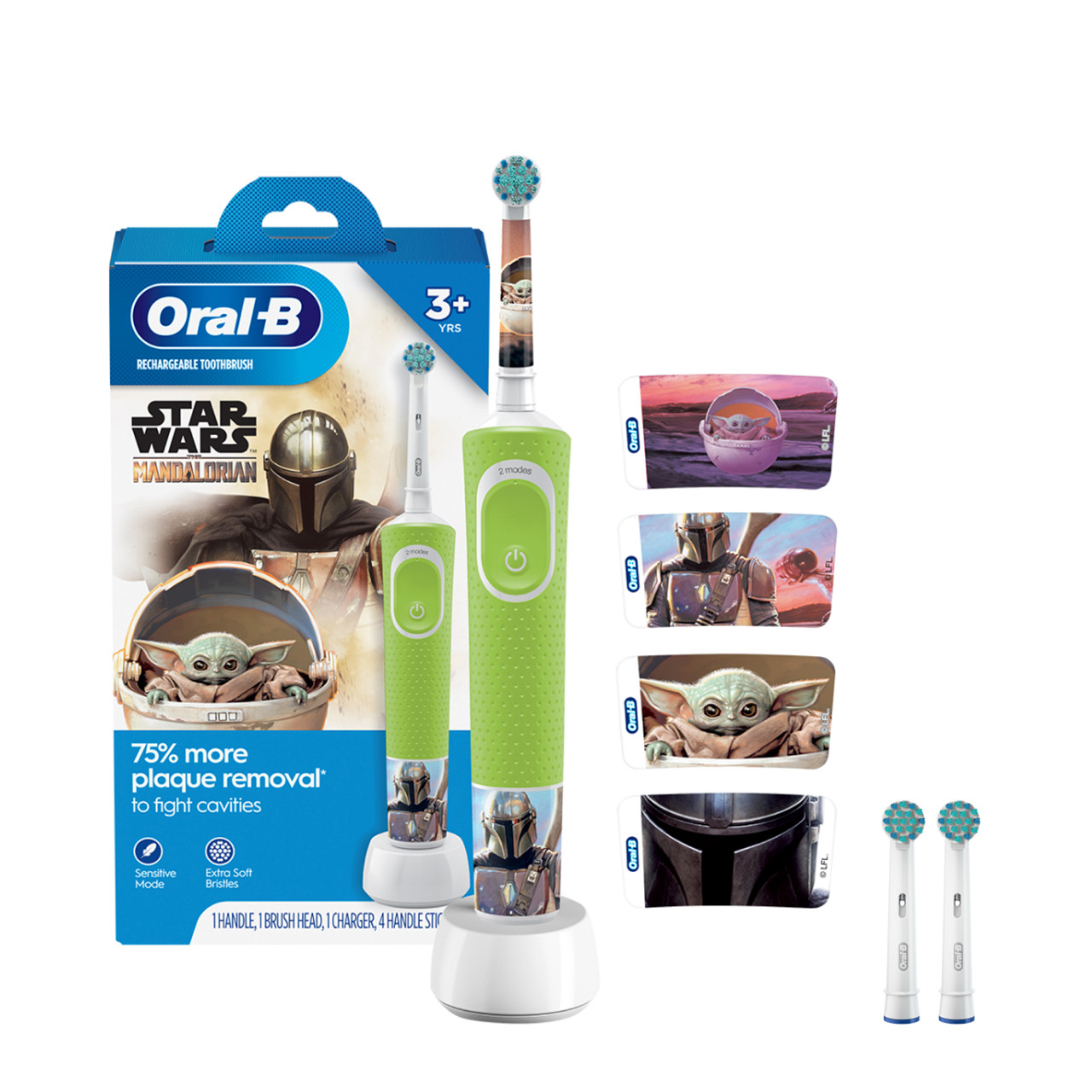 Oral-B Pixar Mandalorian Kids Electric Toothbrush Bundle - Image 10