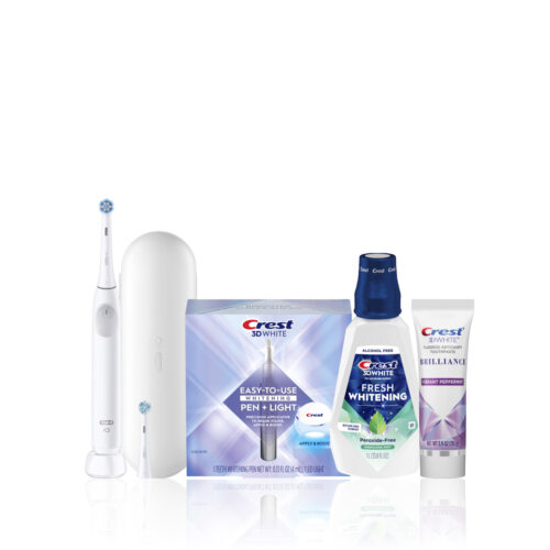 Oral-B Glow & Go Whitening Bundle, White